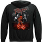 Player Diablo Poker Hoodie - back view