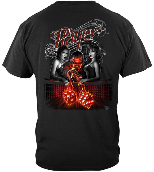 Player Diablo Poker T-Shirt - back view