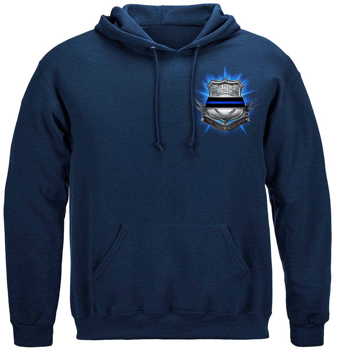 Policeman's Prayer Hoodie - front view