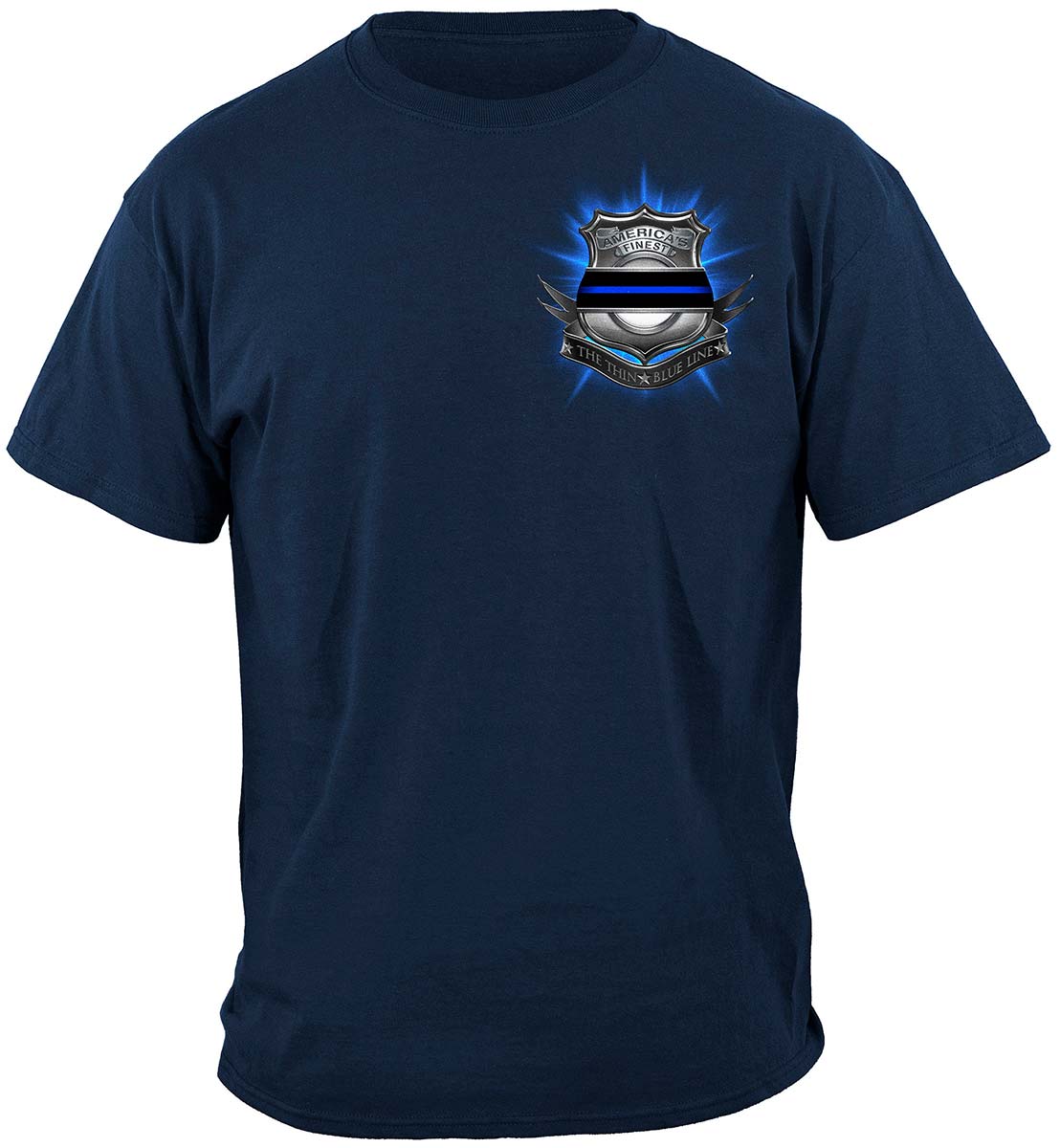 Policeman's Prayer T-Shirt - front view