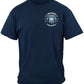 Police Honor Courage Sacrifice Badge T-Shirt - front view