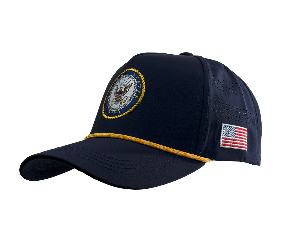 U.S. Navy Perforated Rope Detail Performance Hat – view 4