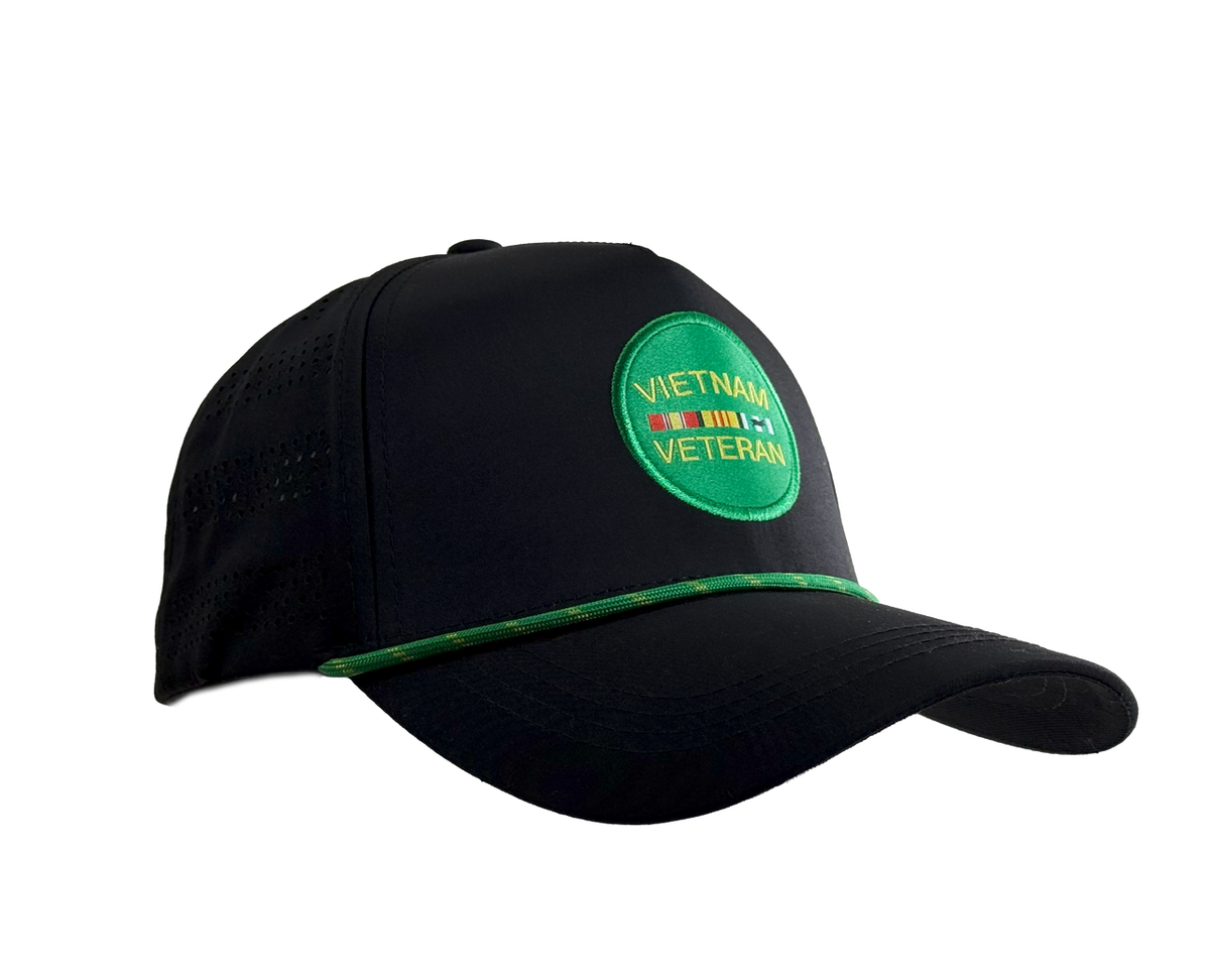 Vietnam Veteran Perforated Rope Detail Hat – view 3