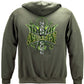 Hardcore Army Hoodie - back view