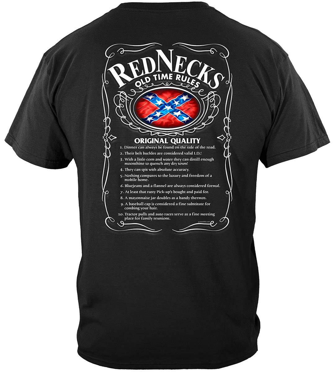 Rednecks Rule T-Shirt - back view
