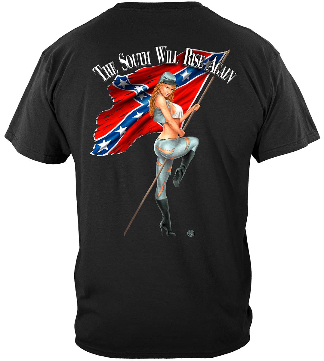 Classic South Will Rise T-Shirt - back view