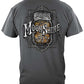 Moonshine Mason Jar Silver Foil T-Shirt - back view
