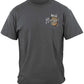 Moonshine Mason Jar Silver Foil T-Shirt - front view