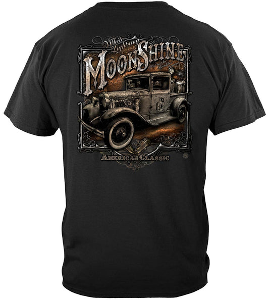 Moonshine Truck Silver Foil T-Shirt - back view