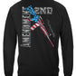 AR-15 Second Amendment Flag Long Sleeve Shirt - back view