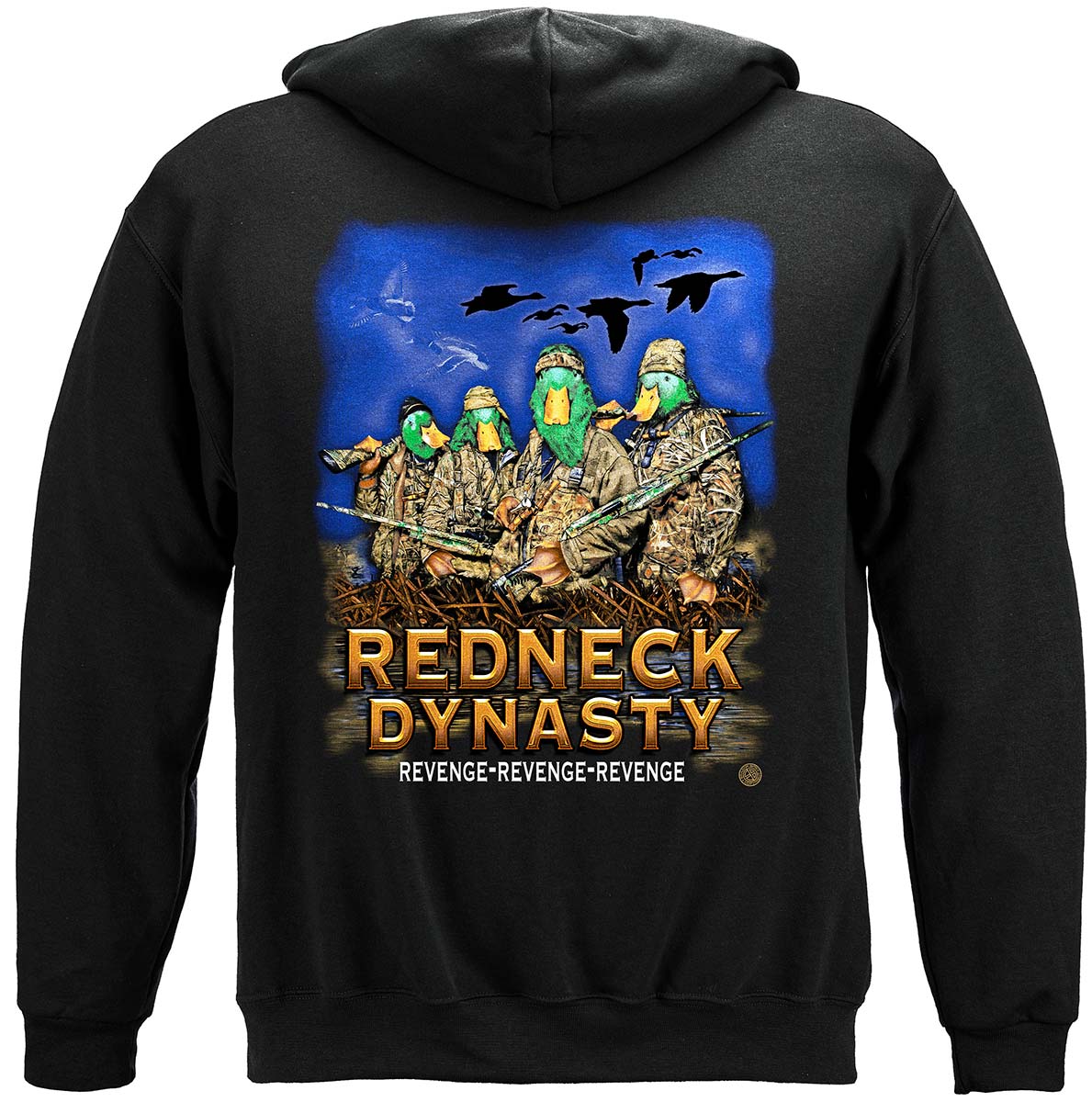 Redneck Dynasty Hoodie - back view