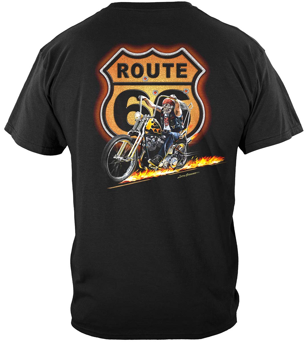 Hell on Wheels Hot Rod T-Shirt - back view