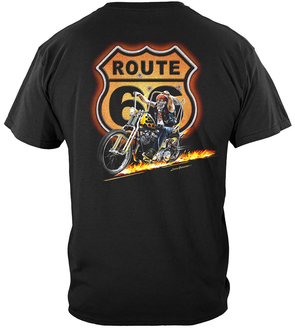 Hell on Wheels Hot Rod T-Shirt - back view