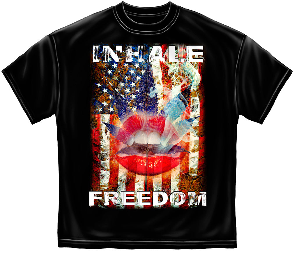 Inhale Freedom T-Shirt - front view