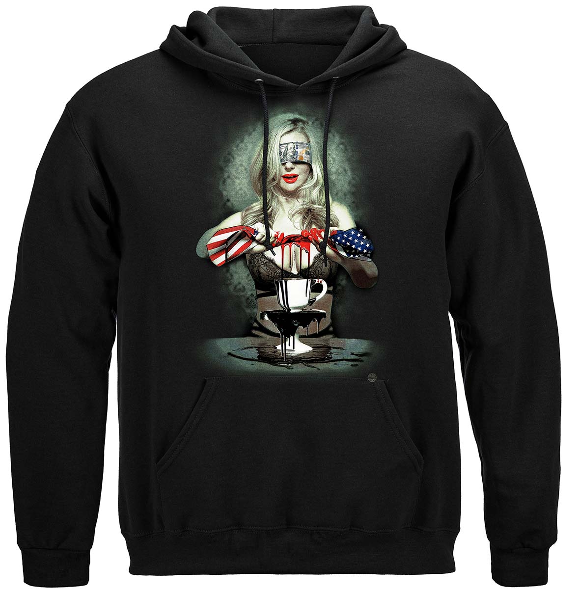 Blood for Oil Hoodie - front view