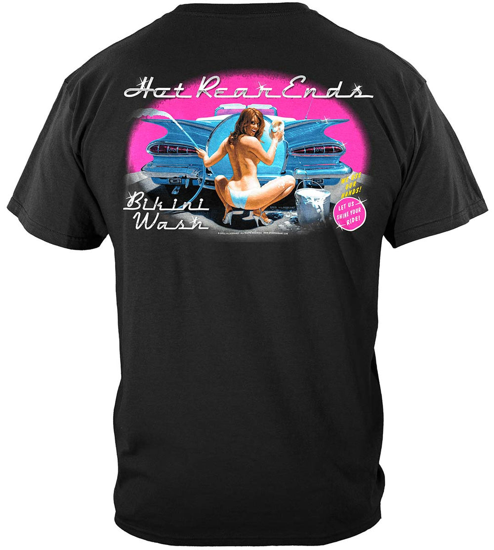 Hot Rear Ends Hot Rod T-Shirt - back view