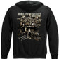 Homeland Security Land Air and Sea Hoodie - back view