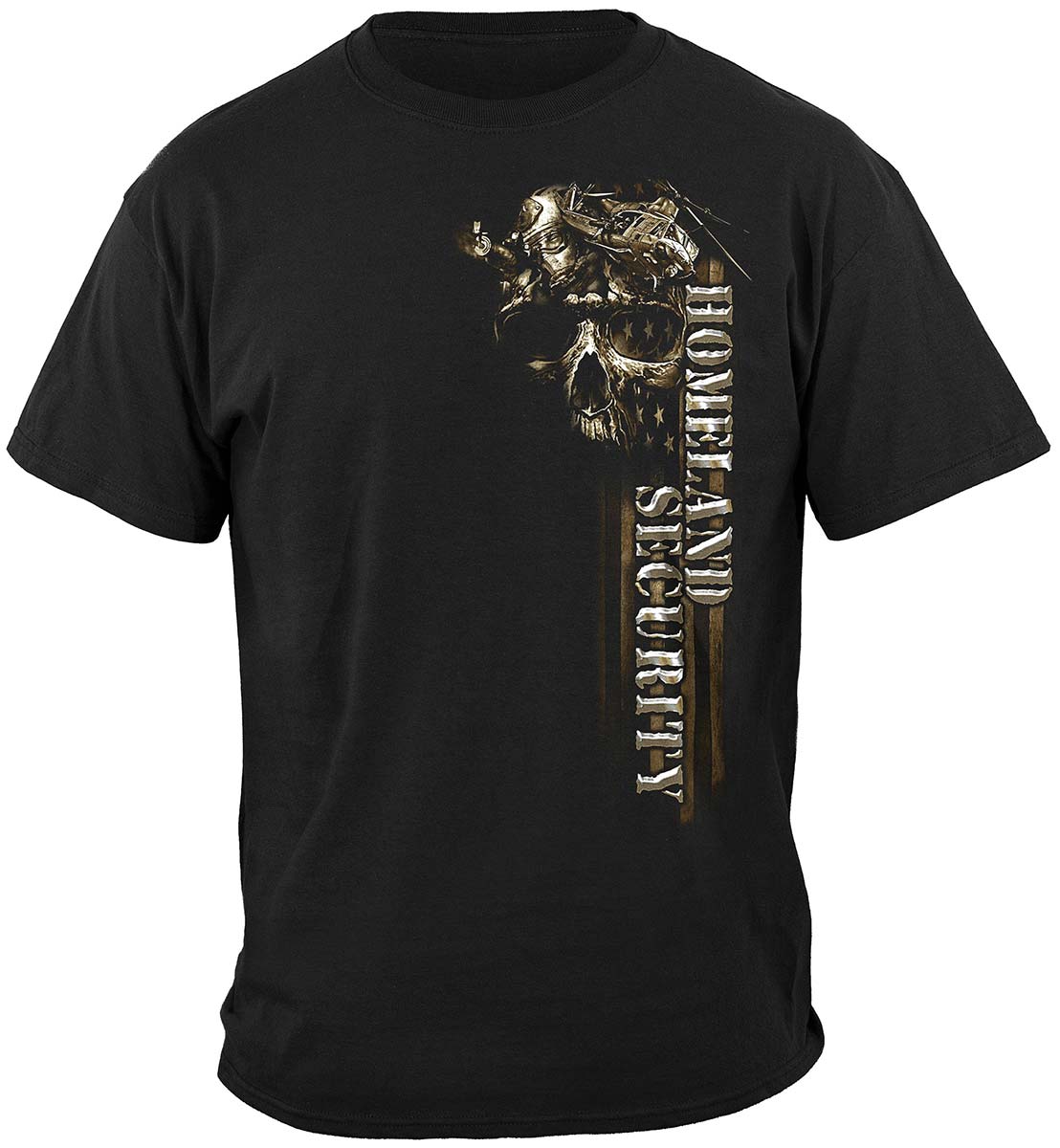 Homeland Security Land Air and Sea T-Shirt - front view