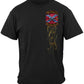 Redneck Brotherhood Distressed Gold Foil T-Shirt - front view