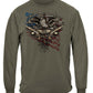 2nd Amendment Eagle Tattoo Long Sleeve Shirt - front view