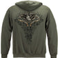 2nd Amendment Eagle Tattoo Hoodie - back view