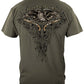2nd Amendment Eagle Tattoo T-Shirt - back view