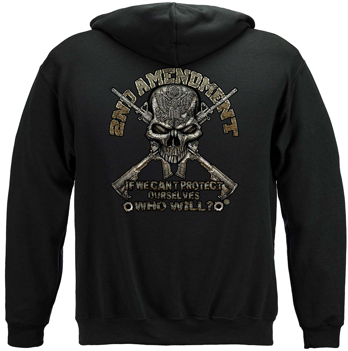 2nd Amendment Protect Ourselves Hoodie - back view