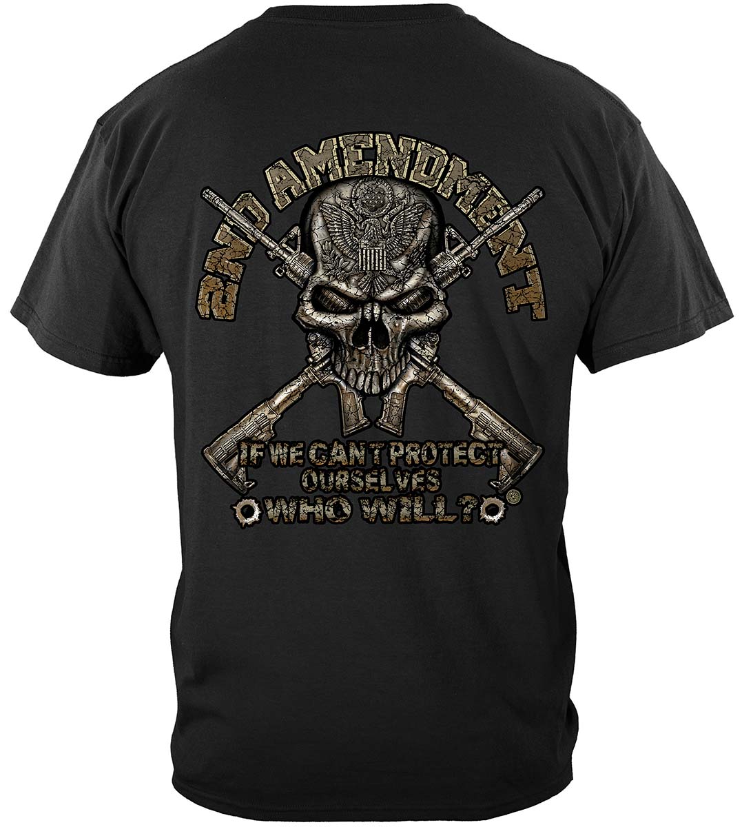 2nd Amendment Protect Ourselves T-Shirt - back view