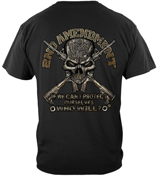 2nd Amendment Protect Ourselves T-Shirt - back view