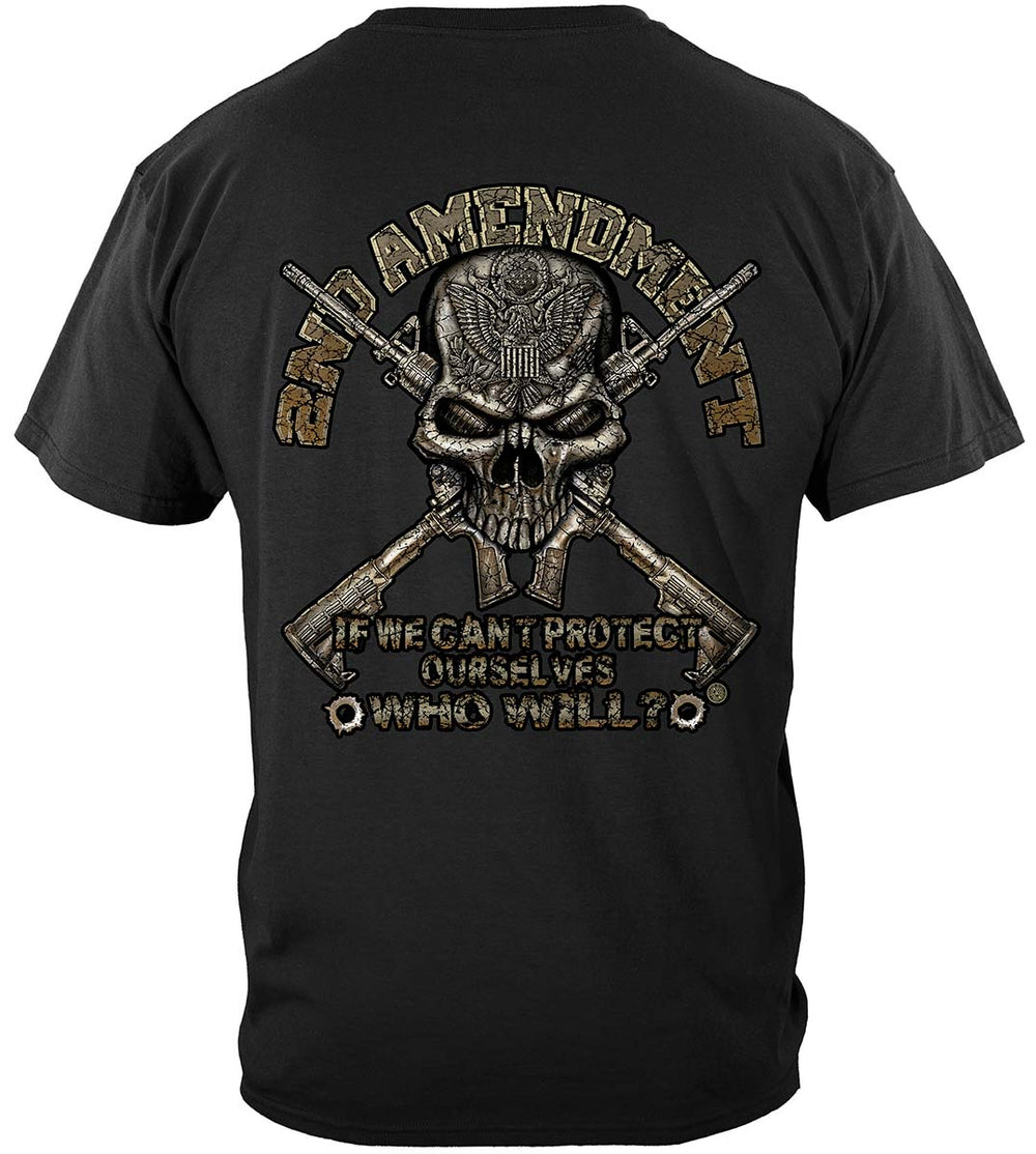 2nd Amendment Protect Ourselves T-Shirt - back view