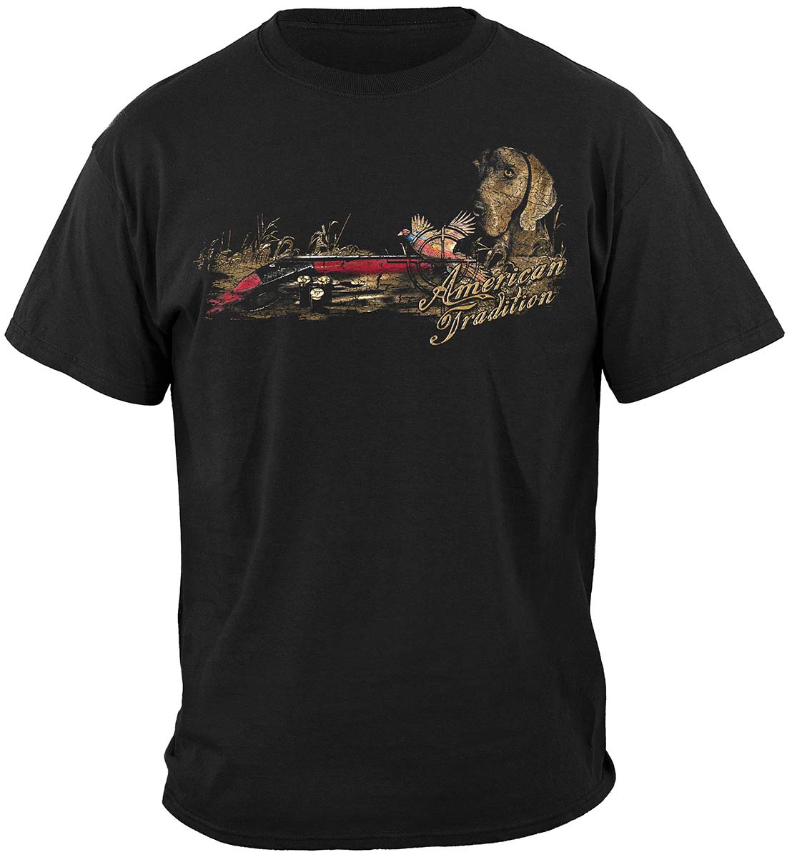 American Tradition Hunting Dogs T-Shirt - front view
