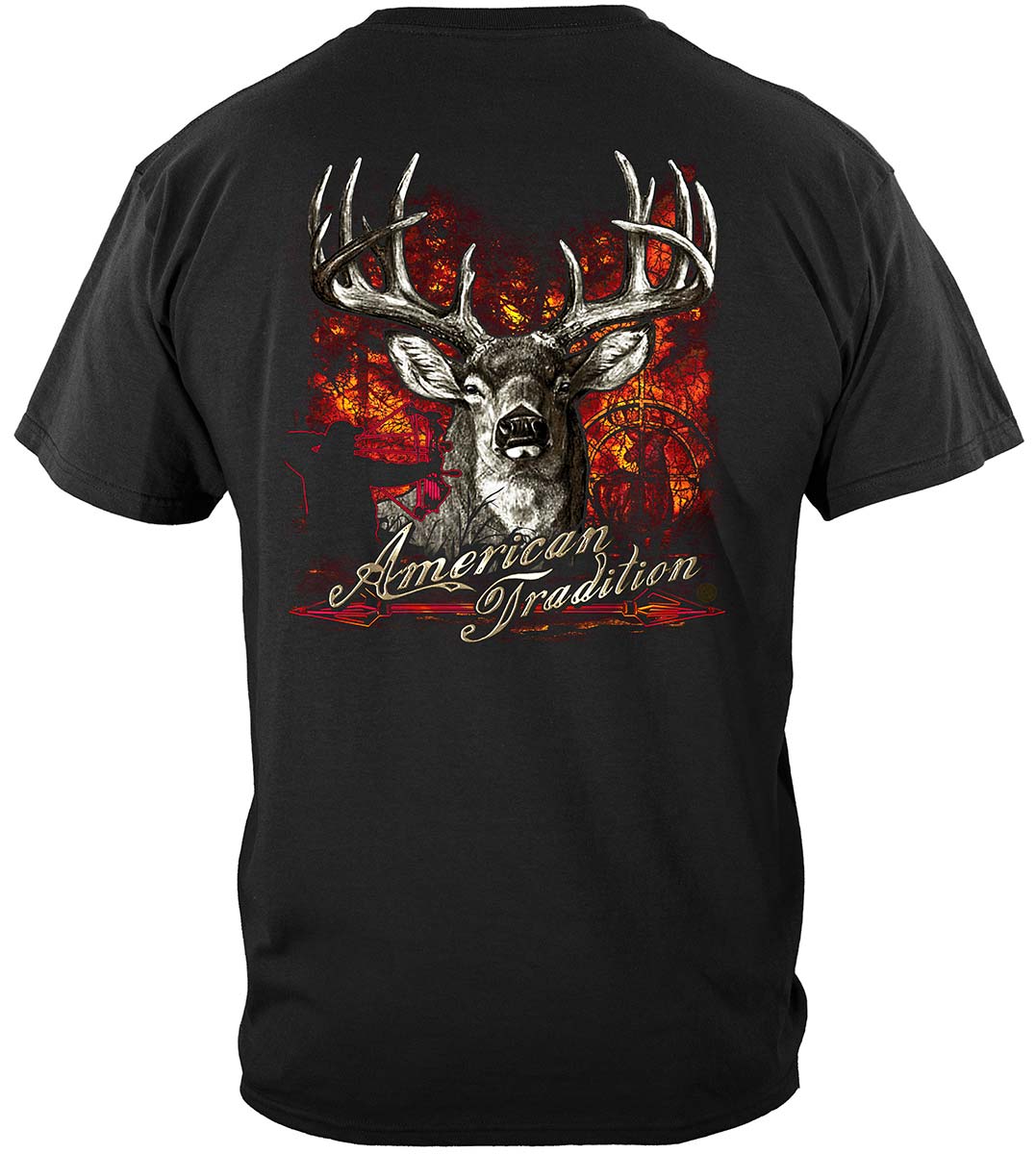 American Tradition Deer Hunter T-Shirt - back view