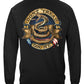 Don't Tread on Me Stone Gold Long Sleeve Shirt - back view