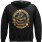 Don't Tread on Me Stone Gold Hoodie - back view