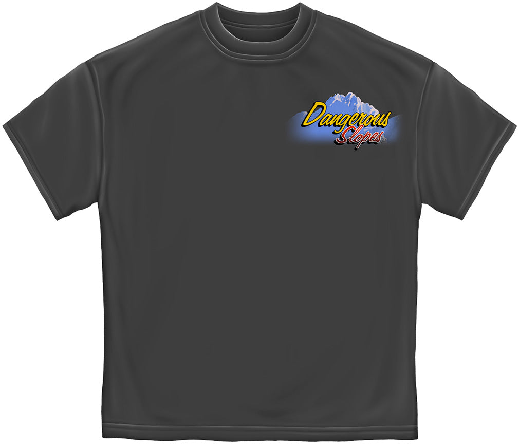 Dangerous Slopes T-Shirt - front view