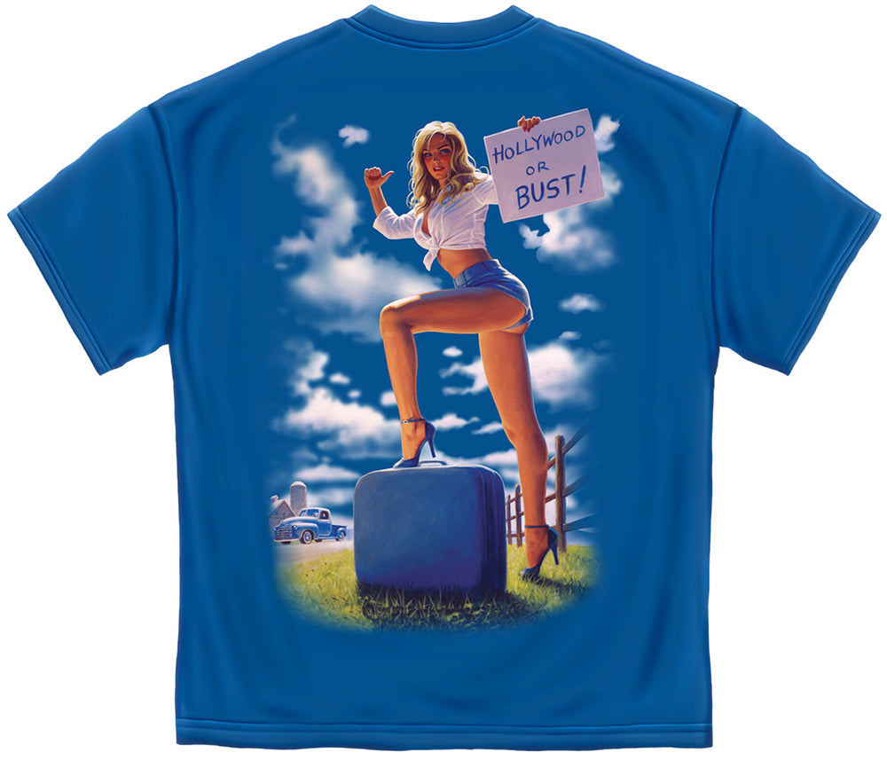 Hollywood or Bust T-Shirt - back view