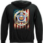 2nd Amendment Colonial Flag Hoodie - back view