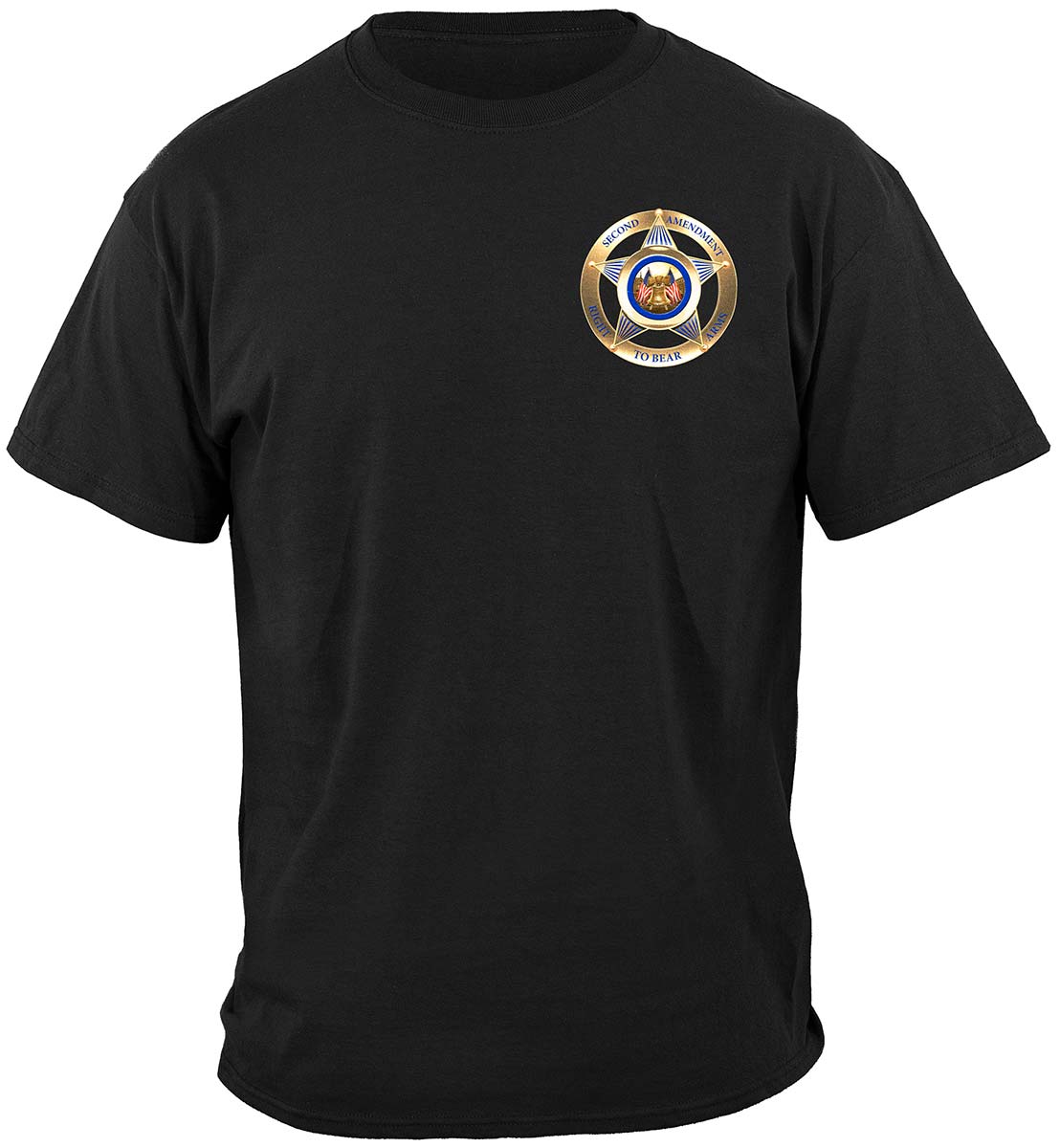 2nd Amendment Colonial Flag T-Shirt - front view