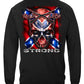 Stars and Bars Strong Long Sleeve Shirt - back view