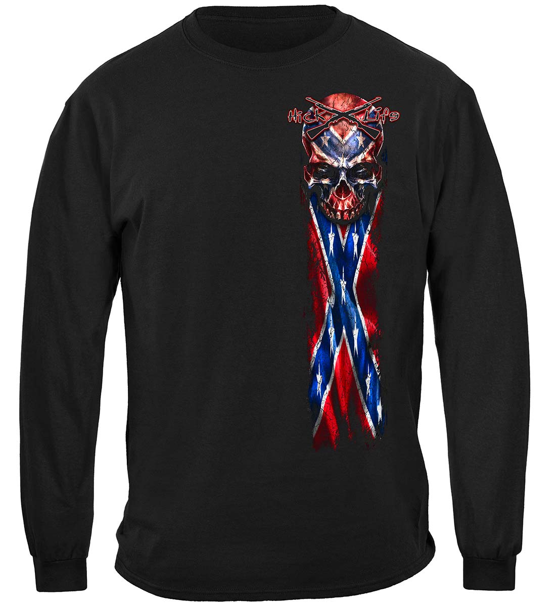 Stars and Bars Strong Long Sleeve Shirt - front view