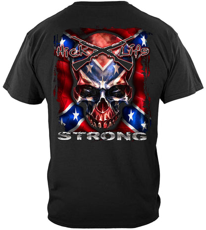 Stars and Bars Strong T-Shirt - back view