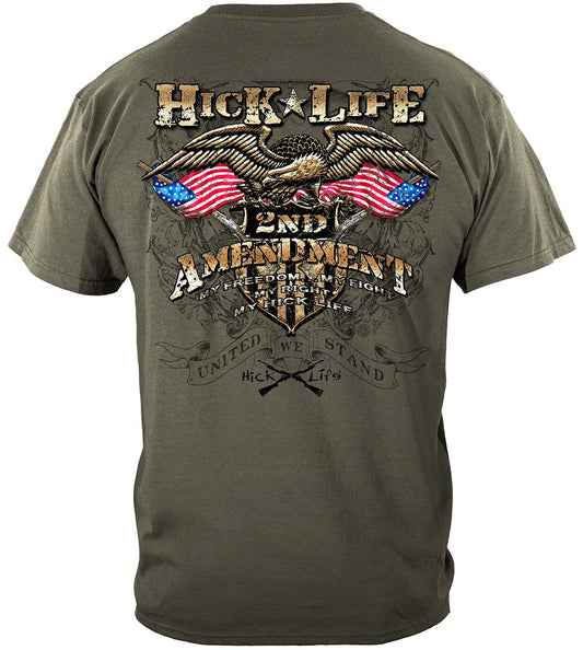 2nd Amendment Country Style T-Shirt - back view