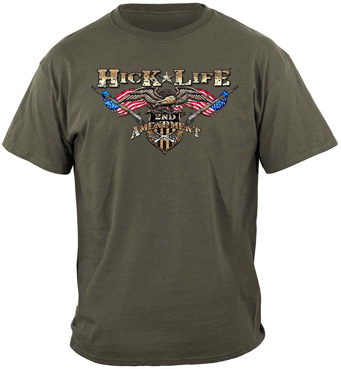 2nd Amendment Country Style T-Shirt - front view