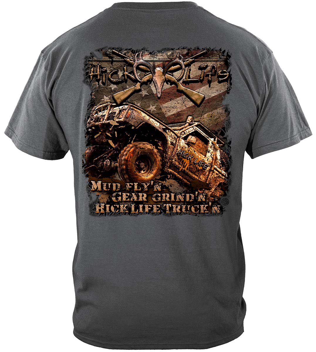 Mud Trucking T-Shirt - back view