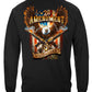 2nd Amendment Attack Eagle with Double AR-15 Long Sleeve Shirt - back view