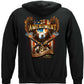 2nd Amendment Attack Eagle with Double AR-15 Hoodie - back view