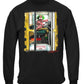 Evil Clown School Bus Long Sleeve Shirt - front view
