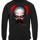 Evil Clown Scary Long Sleeve Shirt - front view