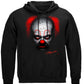 Evil Clown Scary Hoodie - front view