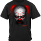 Evil Clown Scary T-Shirt - front view